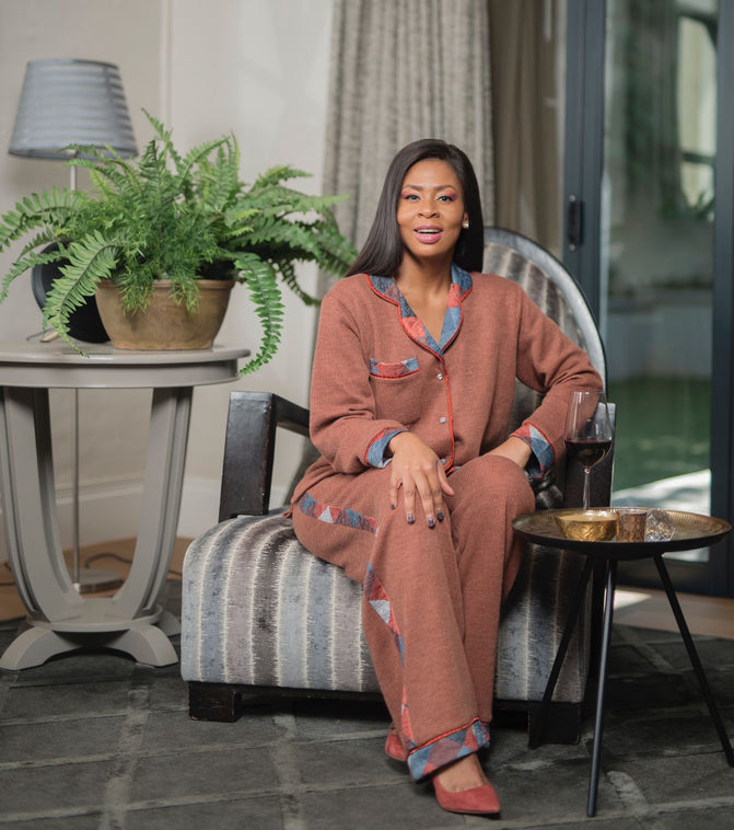 Luxury Signature Range - Knitted Orange - Ladies