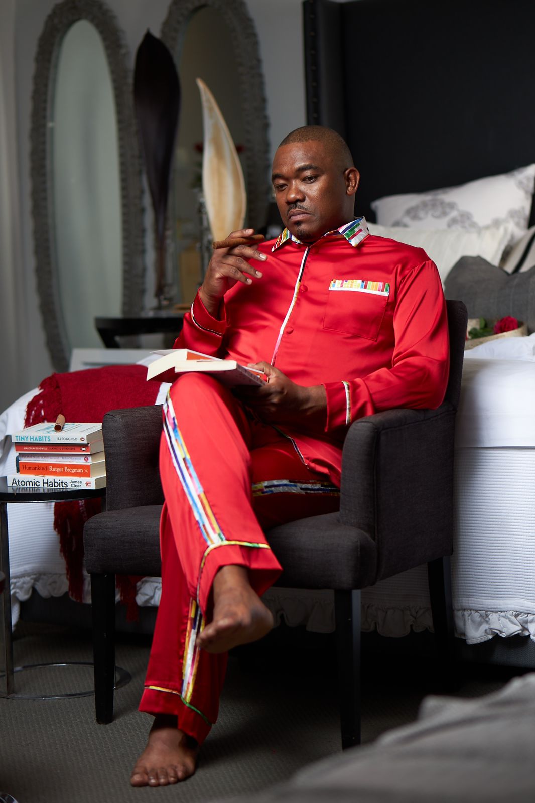 Uber Luxury Signature - Festive Luxe - Red and White  - Gentlemen