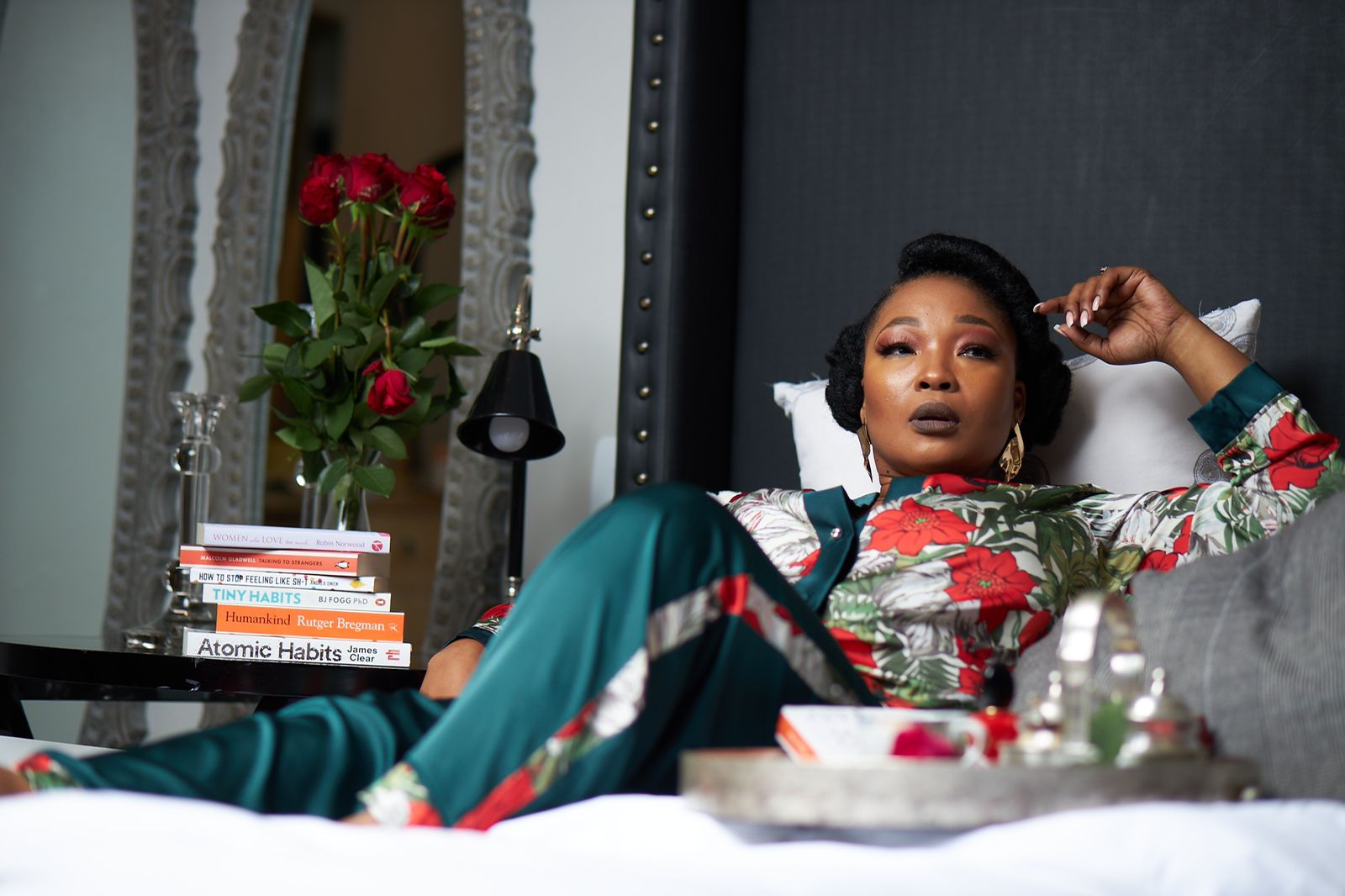 Christmas Deluxe Range - Green Detail - Ladies (Half Print)