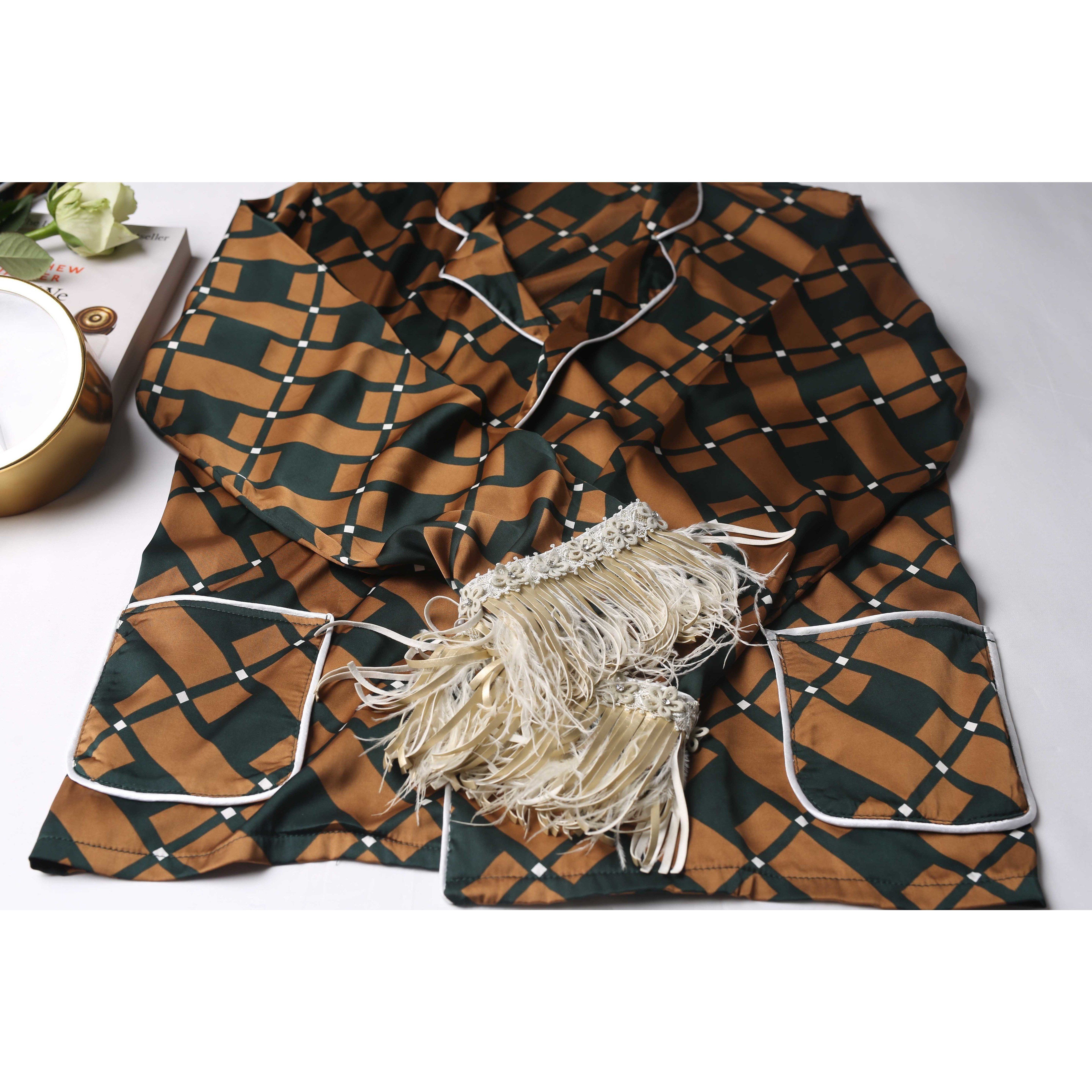 Uber Luxury Signature -  Brown & Emerald - Ladies